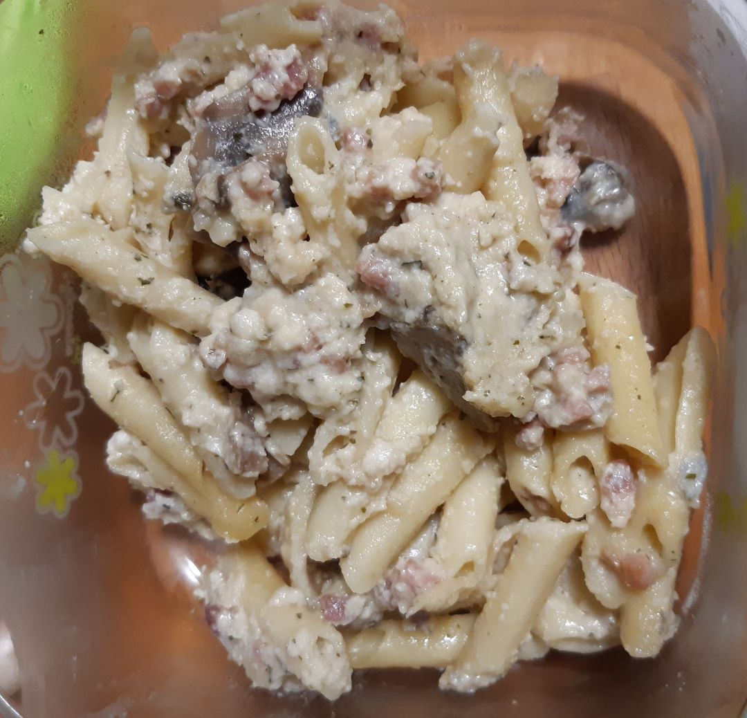 Marracones con champiñones y jamón Marracones con champiñones y jamón