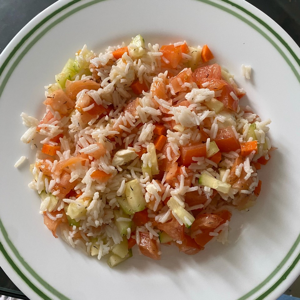 Ensalada de arroz basmati Ensalada de arroz basmati