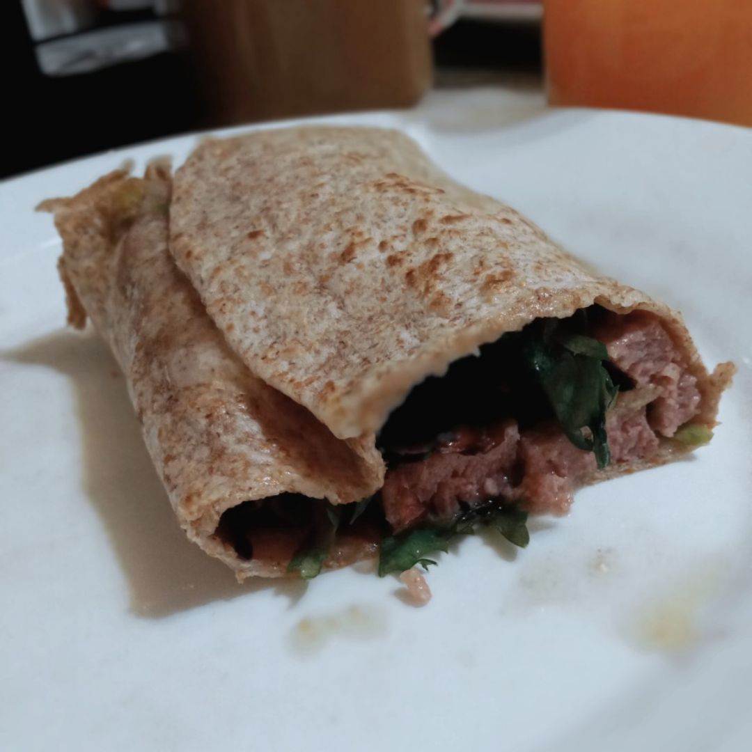 Wrap de cerdo Wrap de cerdo