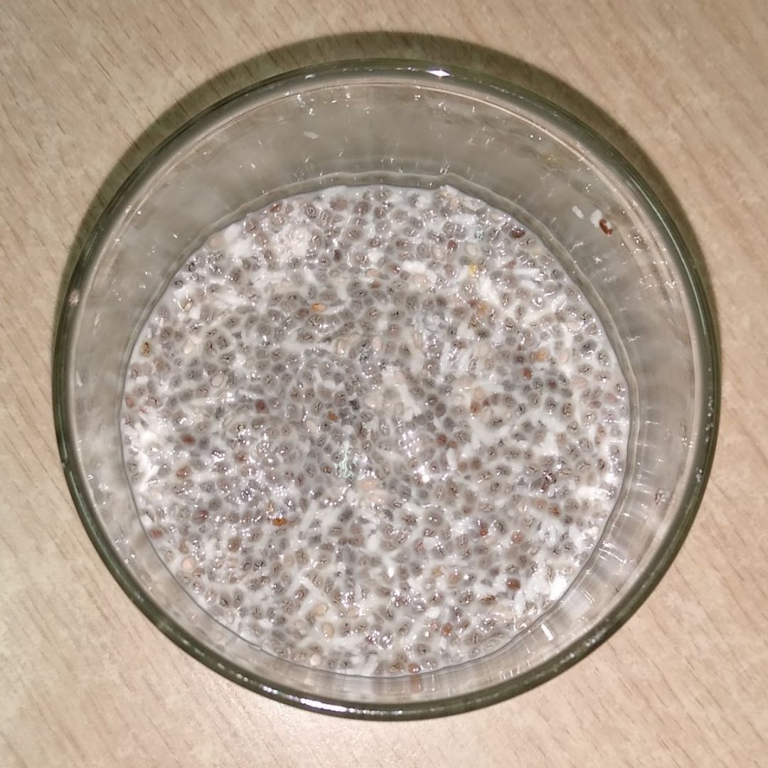 Pudding de chia y manzana asada con canelaStep 0