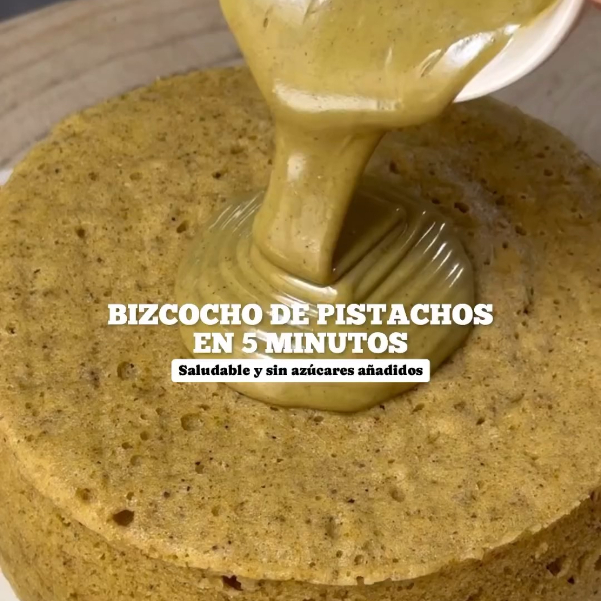 Bizcocho de pistacho. Paso 4 Bizcocho de pistacho. Paso 4