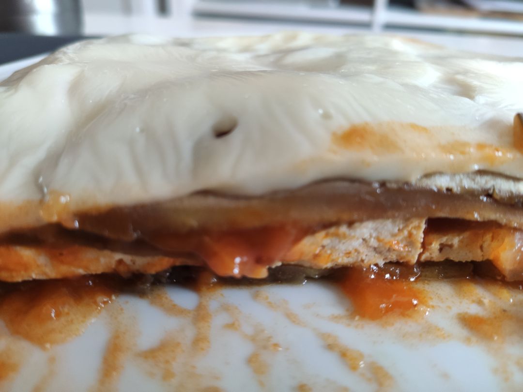 Lasaña de berenjena vegetariana Lasaña de berenjena vegetariana