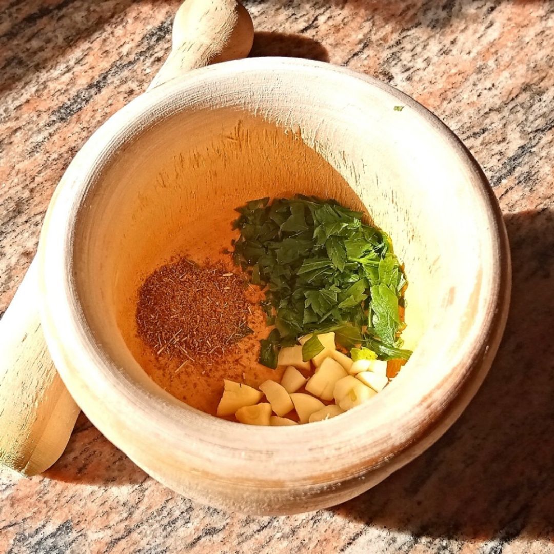 Potaje de garbanzos  Paso 1