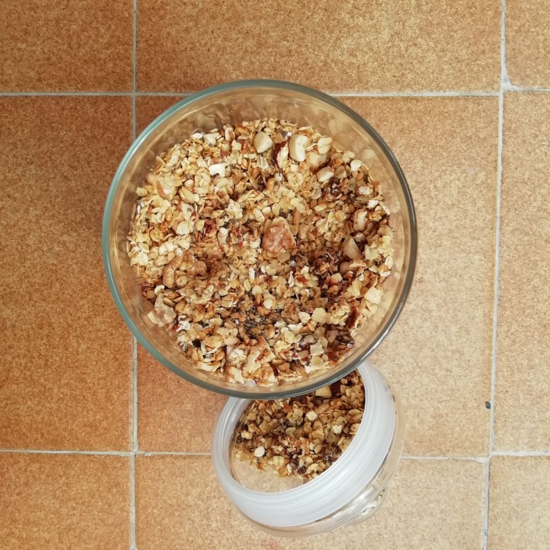Granola vegans sin azucar Granola vegans sin azucar