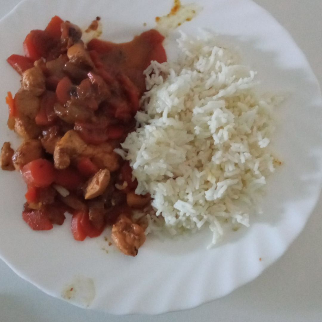 Pollo al curry Pollo al curry