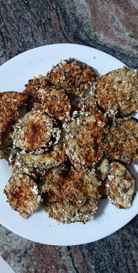 Milanesas de berenjena Milanesas de berenjena