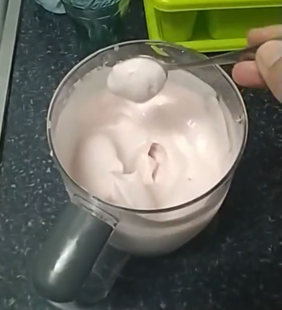 Espuma de fresas