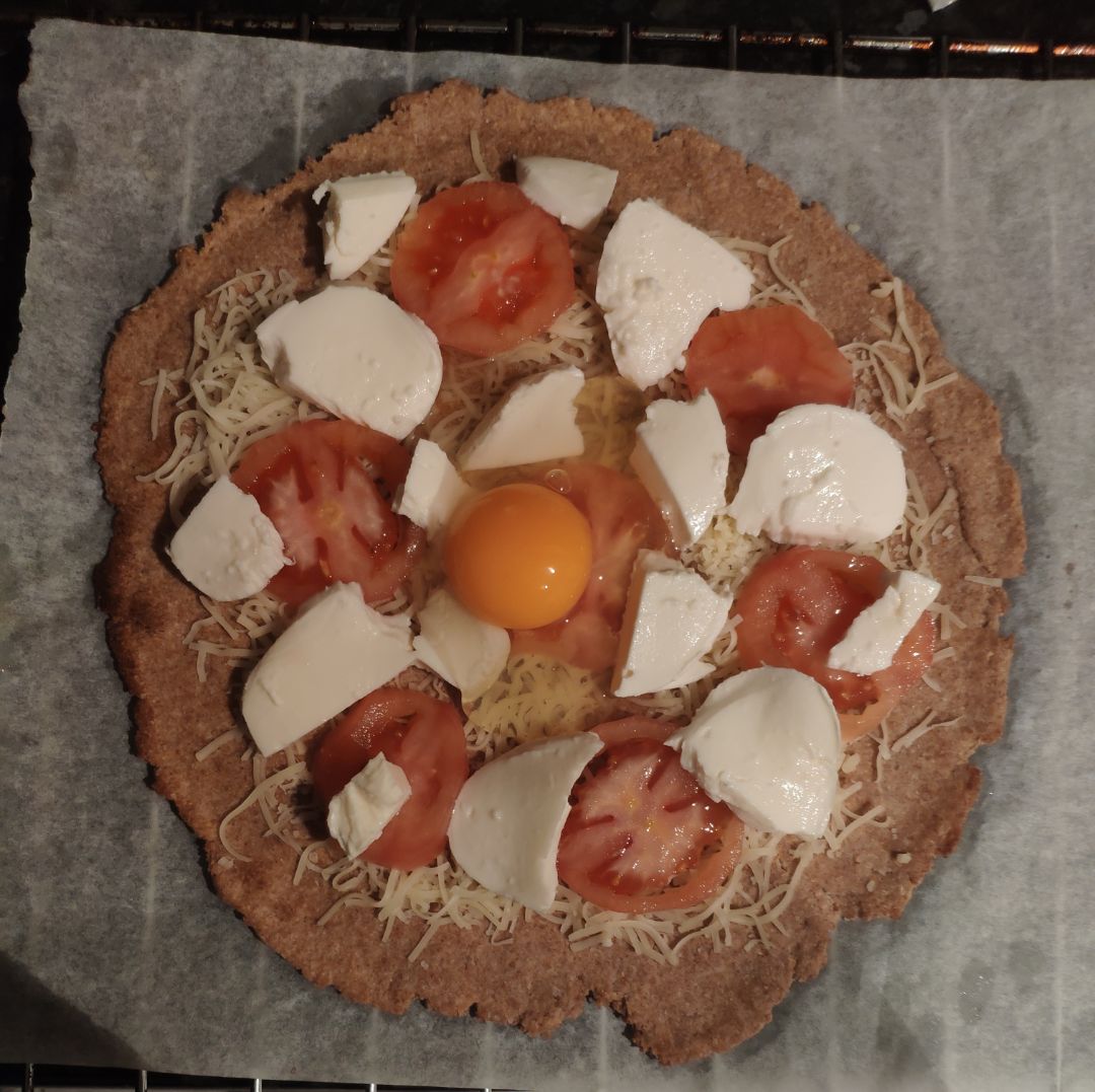 Pizza con masa de trigo integral Paso 3 Pizza con masa de trigo integral Paso 3