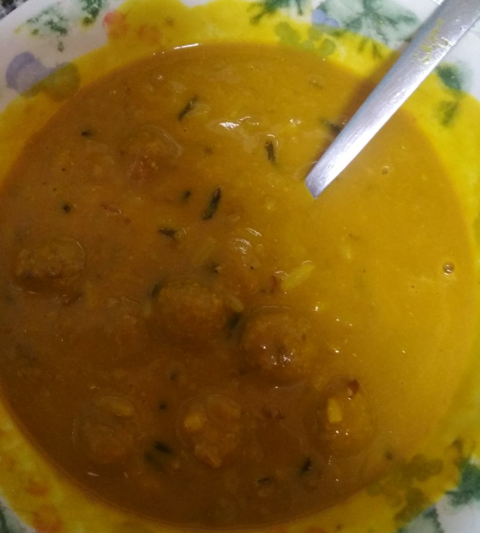 Puré de Lentejas con albondiguitas de ternera. Puré de Lentejas con albondiguitas de ternera.