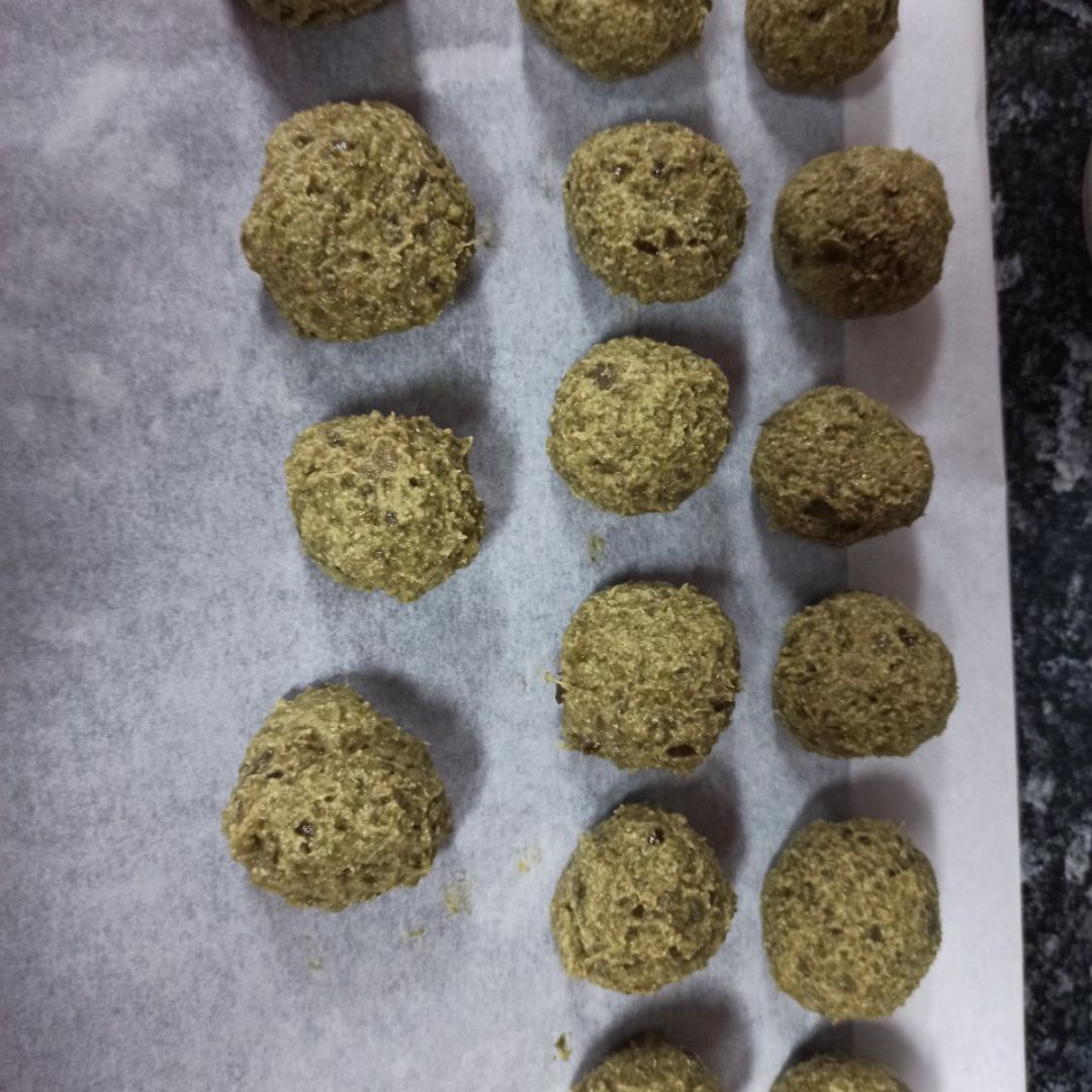 Albóndigas de berenjena con salsa de tomate y albahaca Paso 6 Albóndigas de berenjena con salsa de tomate y albahaca Paso 6