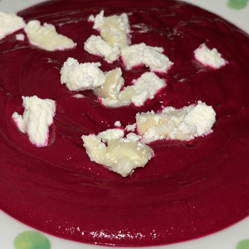 Salmorejo de remolacha Salmorejo de remolacha