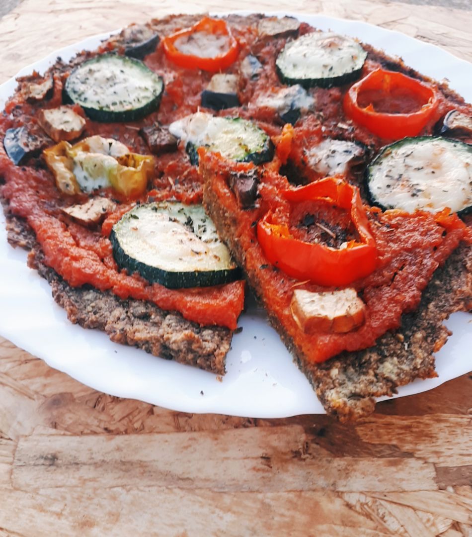 Pizza de lentejas saludable 🍕 Pizza de lentejas saludable 🍕