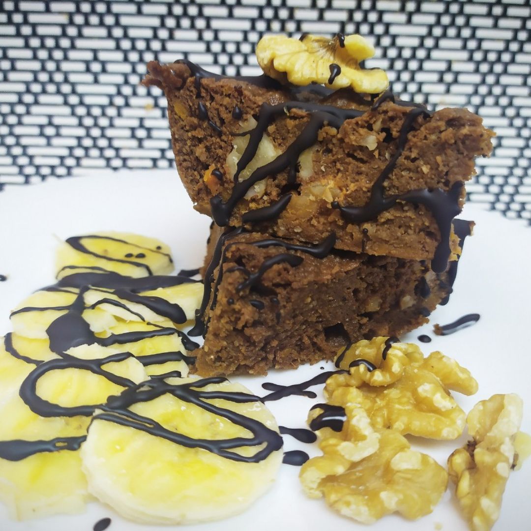 Brownie de boniato (sin horno) Brownie de boniato (sin horno)