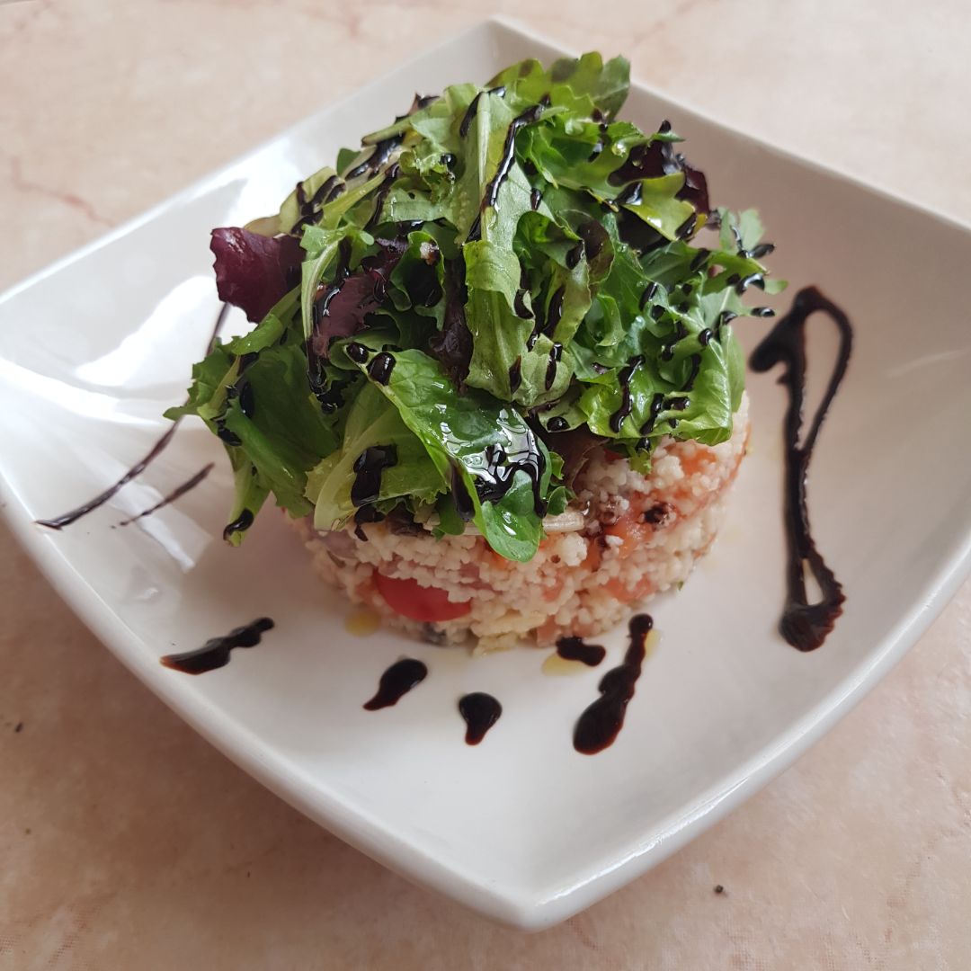 Ensalada de CousCous con ahumados Ensalada de CousCous con ahumados