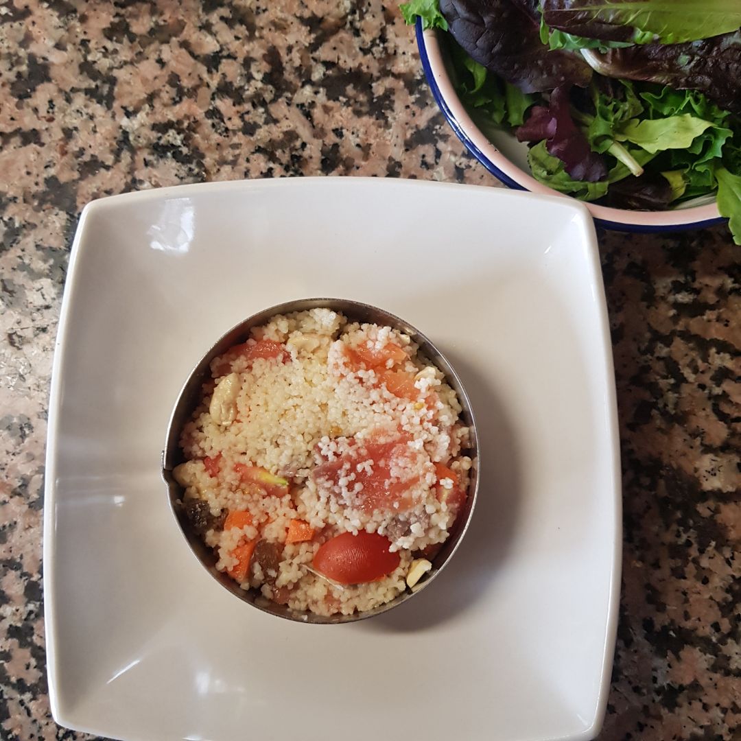 Ensalada de CousCous con ahumados Paso 4 Ensalada de CousCous con ahumados Paso 4