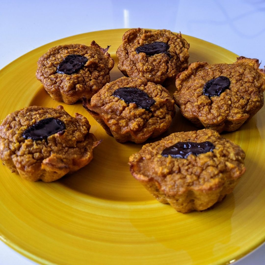Muffins de zanahoria y coco Muffins de zanahoria y coco