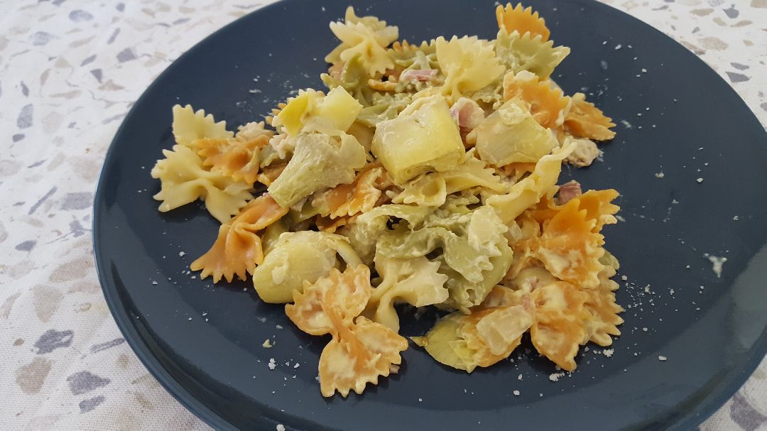 Pajaritas "carbonara" a la olla. Pajaritas "carbonara" a la olla.