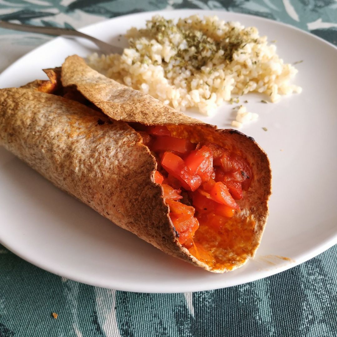 Burritos veganos al horno (¡picantes!) Burritos veganos al horno (¡picantes!)