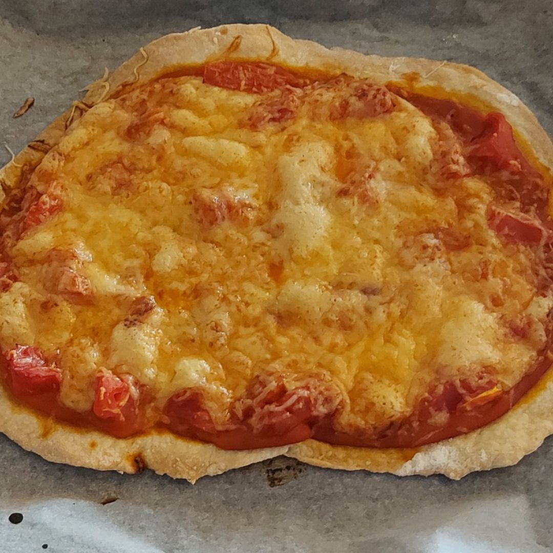 Pizza Margarita sin levadura Pizza Margarita sin levadura