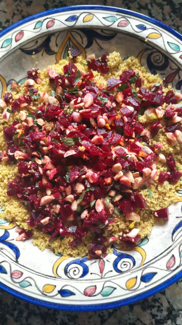 Ensalada de cous cous con remolacha
Ensalada de cous cous con remolacha