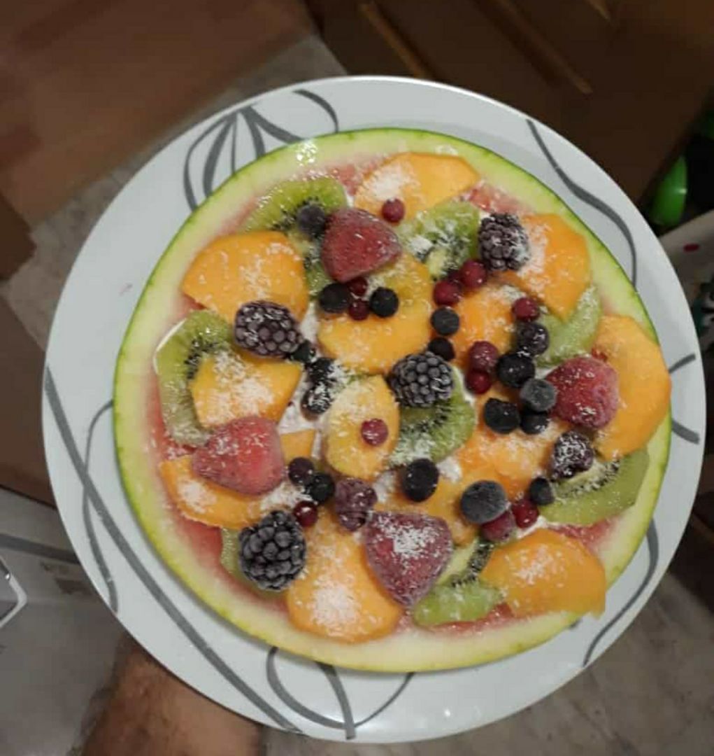 Pizza de sandia Pizza de sandia