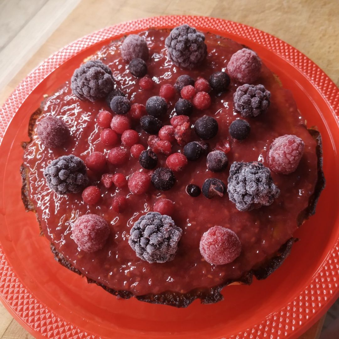 Cheesecake con frutos rojos 🍓 Cheesecake con frutos rojos 🍓