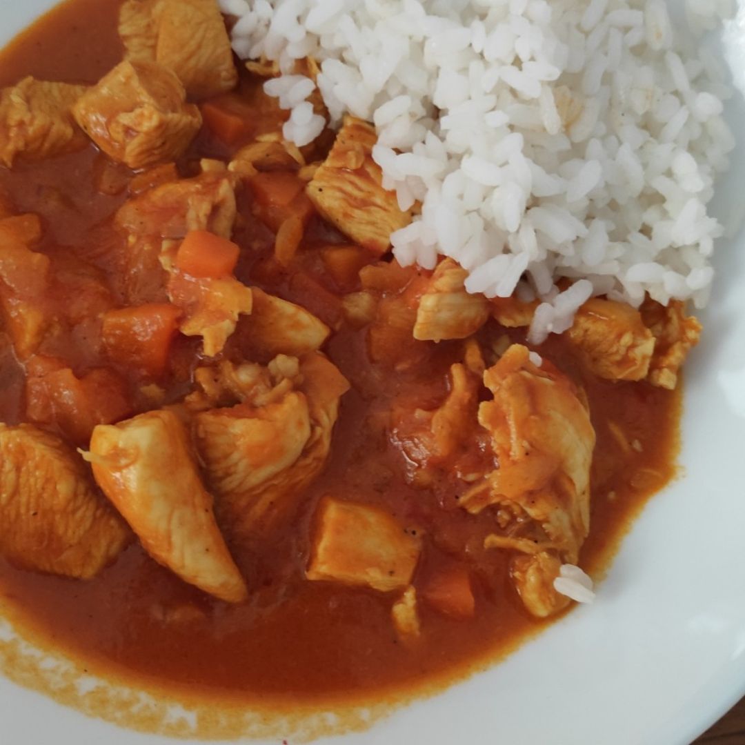 Pollo al curry facilísimo 🍛