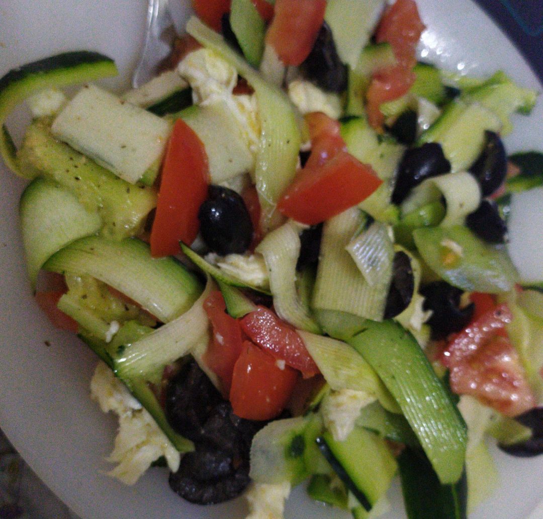Ensalada de calabacín Ensalada de calabacín