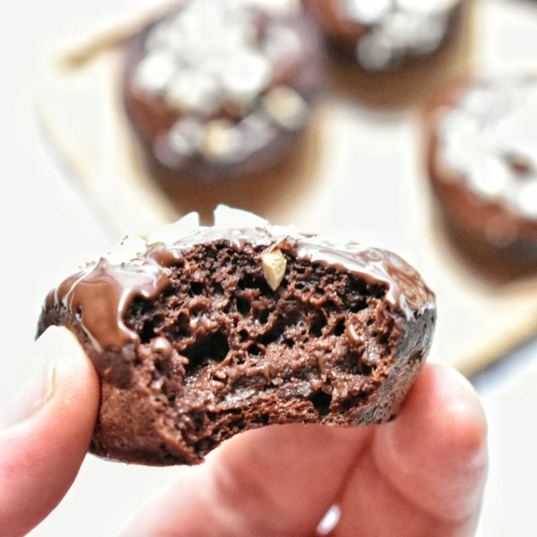 Muffins de plátano, chocolate y anacardos Paso 2 Muffins de plátano, chocolate y anacardos Paso 2