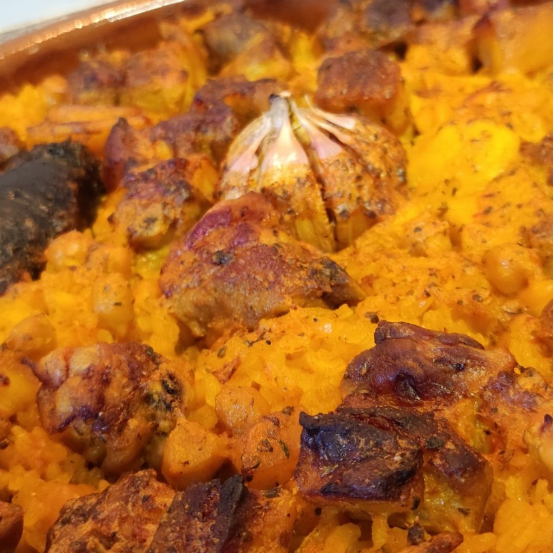 Arroz al horno🥘 Paso 4 Arroz al horno🥘 Paso 4