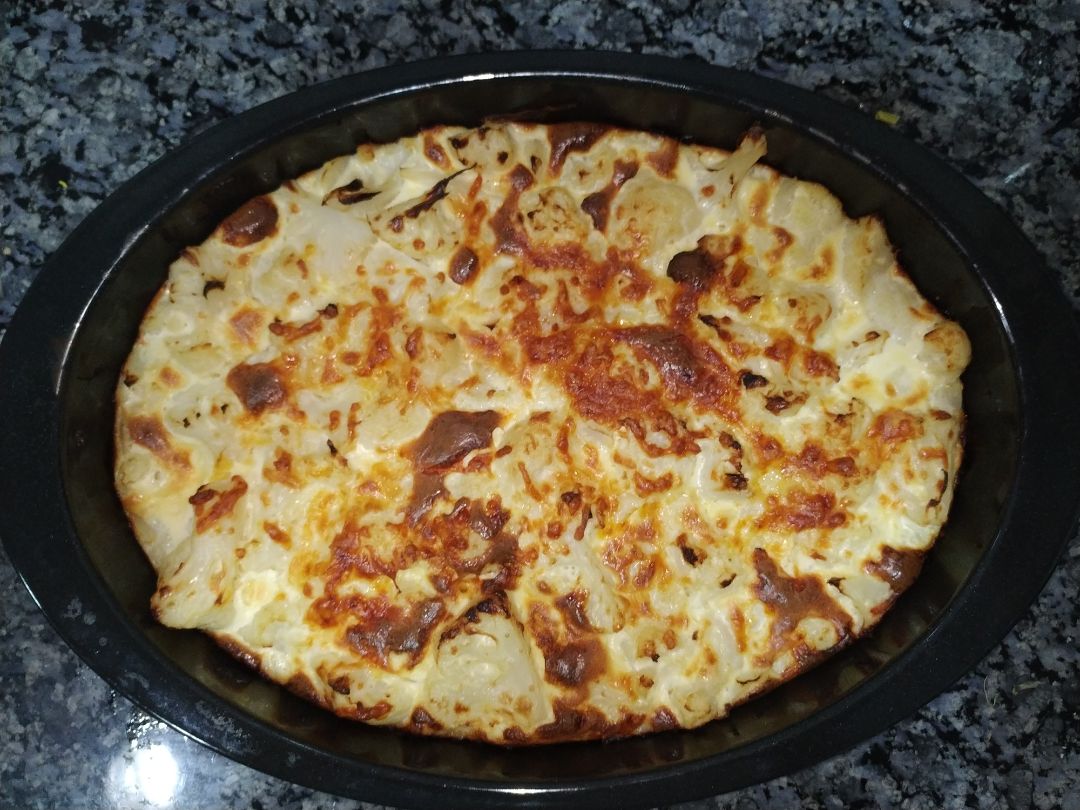 Coliflor al horno Coliflor al horno
