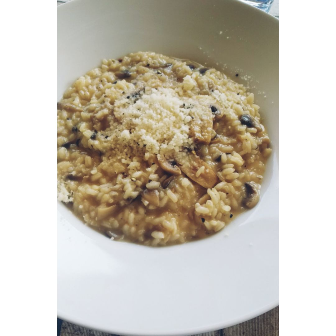 Risotto de Champiñones 🍄 Risotto de Champiñones 🍄