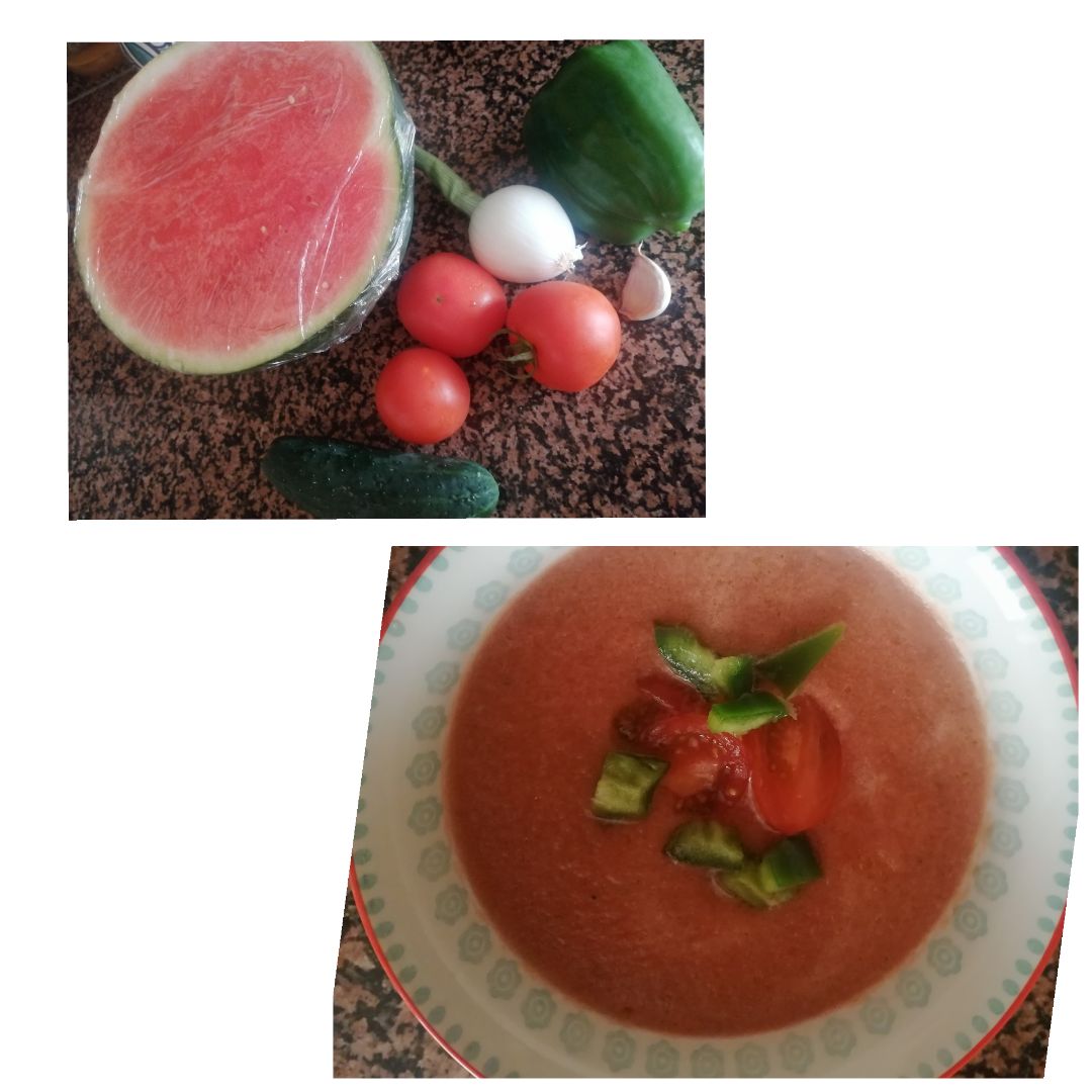 Gazpacho de sandia Gazpacho de sandia