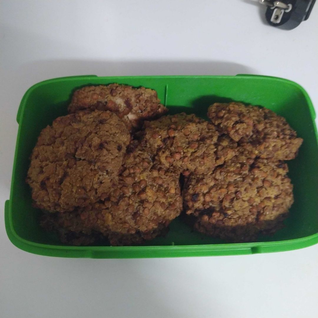 Hamburguesa de lenteja y coliflor Hamburguesa de lenteja y coliflor
