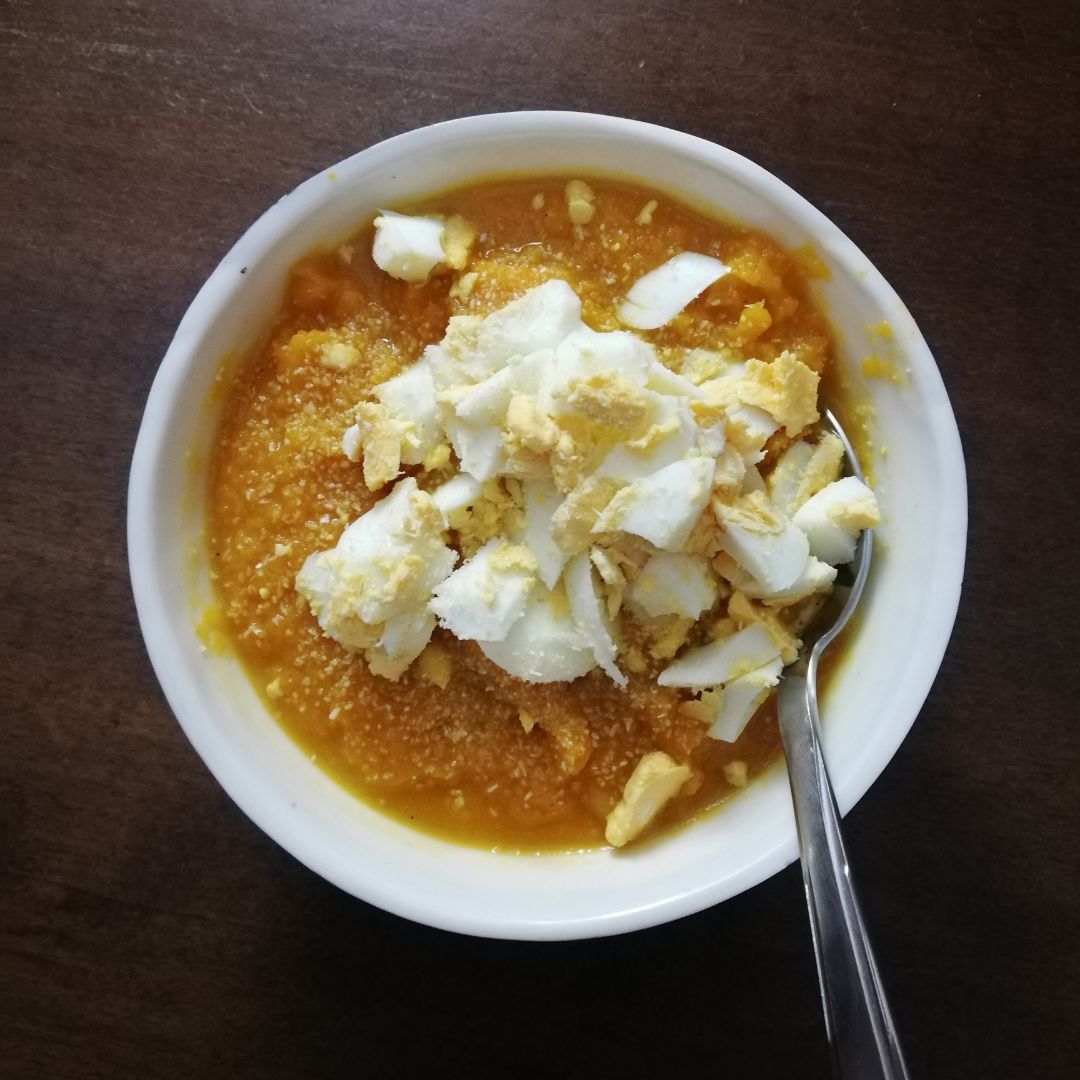 Crema de calabaza, zanahoria y naranja Crema de calabaza, zanahoria y naranja