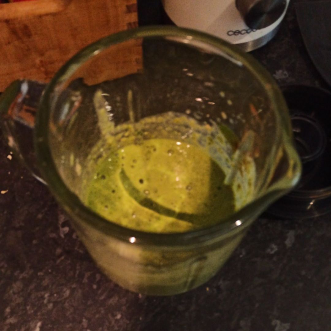 Tortitas de avena y espinacas Paso 0