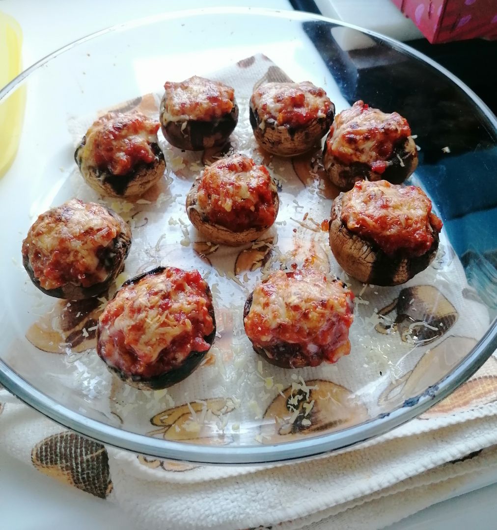 Champiñones rellenos 