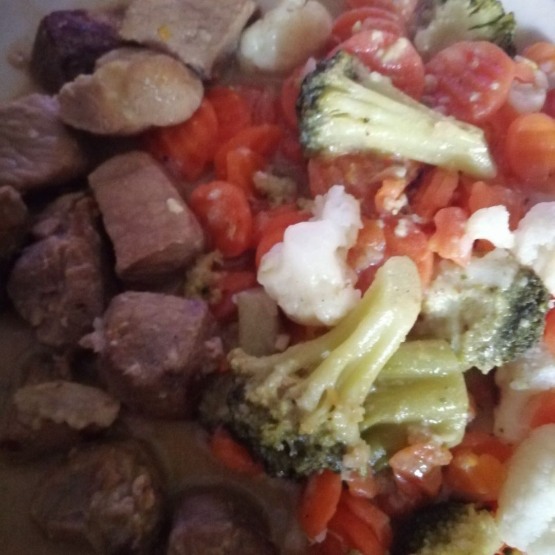 Magro al curry con verduras Magro al curry con verduras