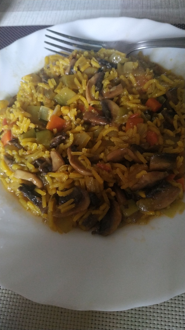 Arroz con verduras