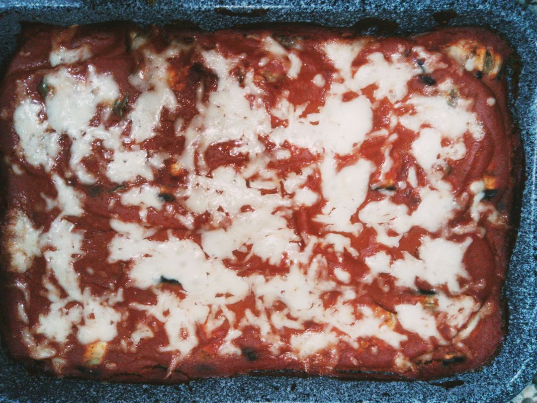 Canelones de berenjena Canelones de berenjena