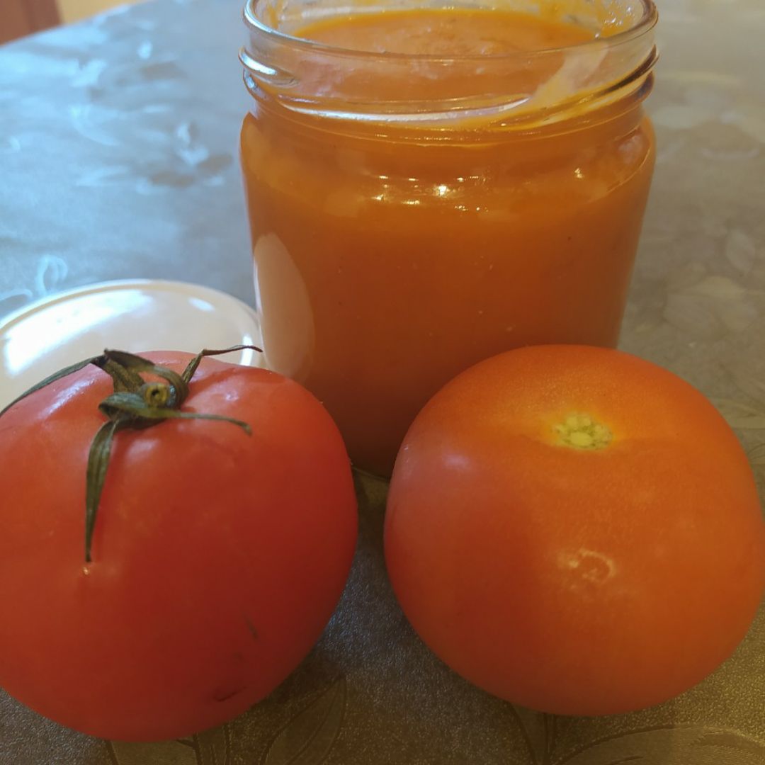 Salsa de tomate casera Salsa de tomate casera