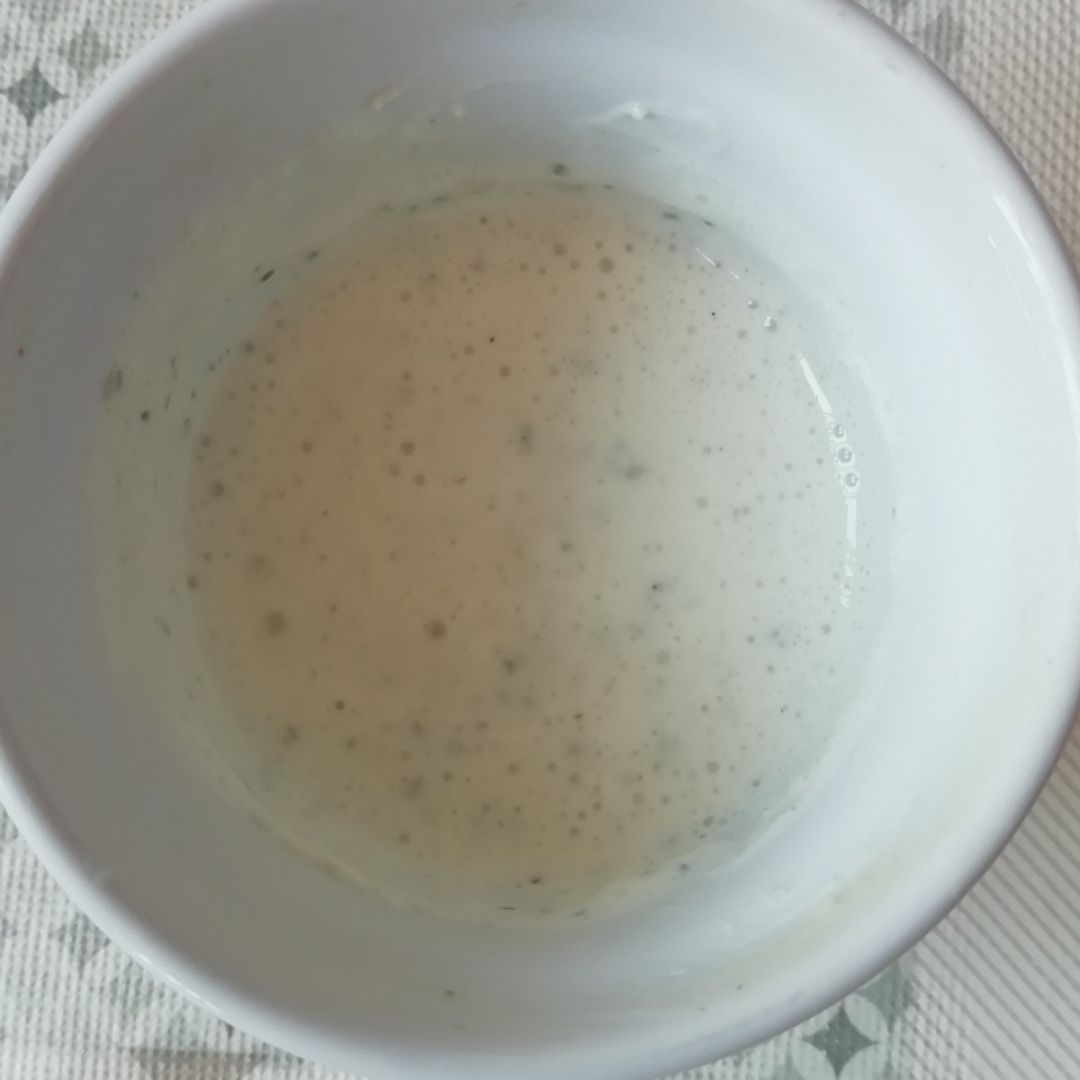 Salsa de ajo y pimienta Salsa de ajo y pimienta