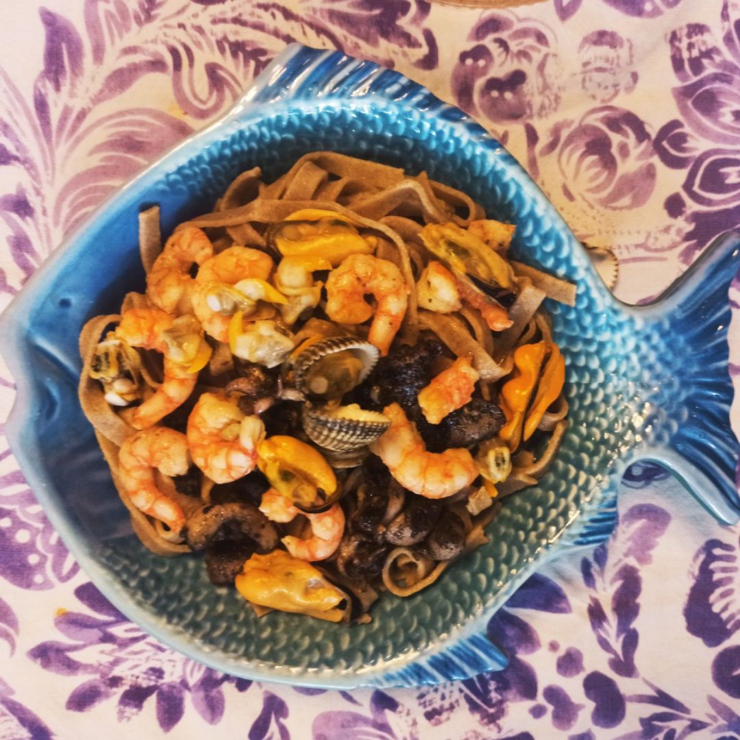 Fetuchinni frutti di mare
