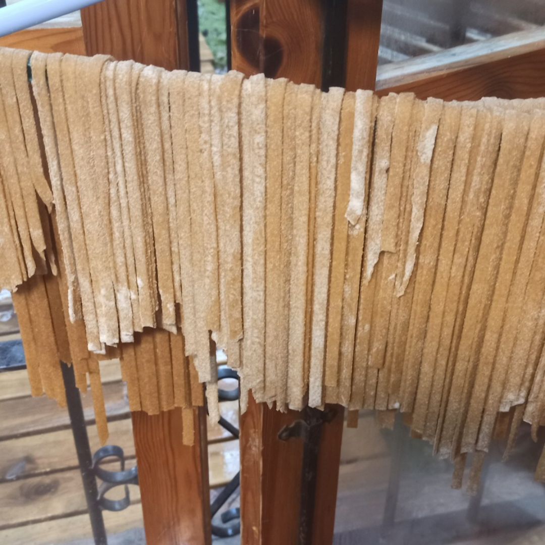 Fetuchinni frutti di mare Paso 1