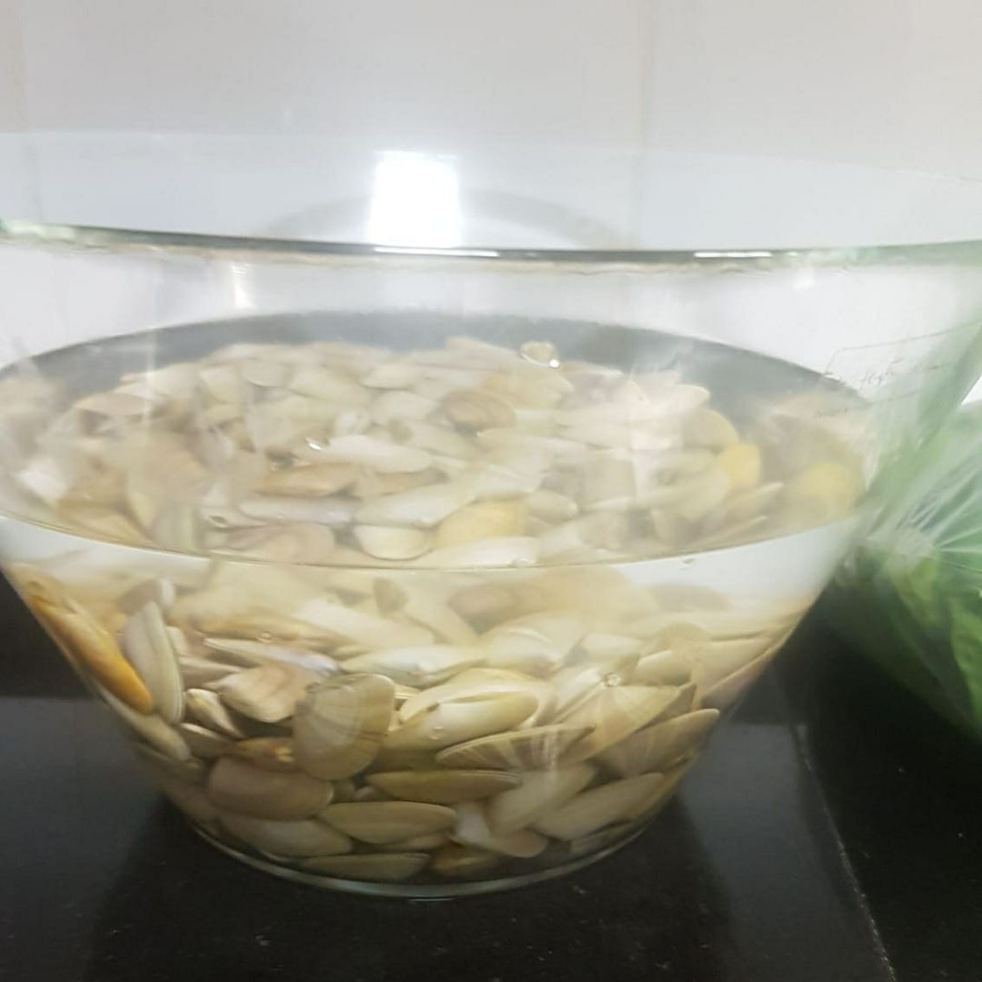 Coquinas al vino Paso 0 Coquinas al vino Paso 0