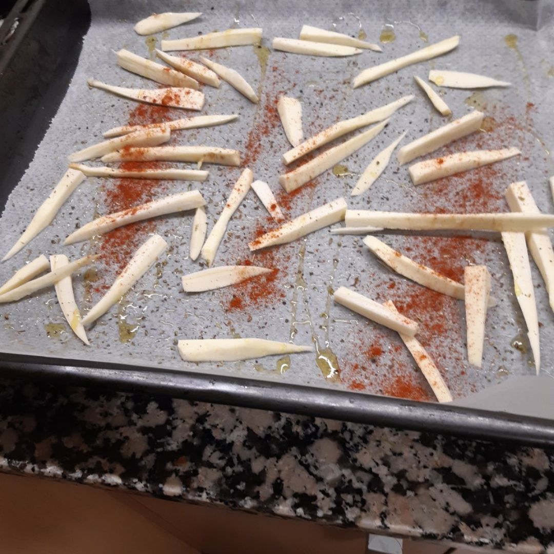 Chirivía al horno Paso 1 Chirivía al horno Paso 1