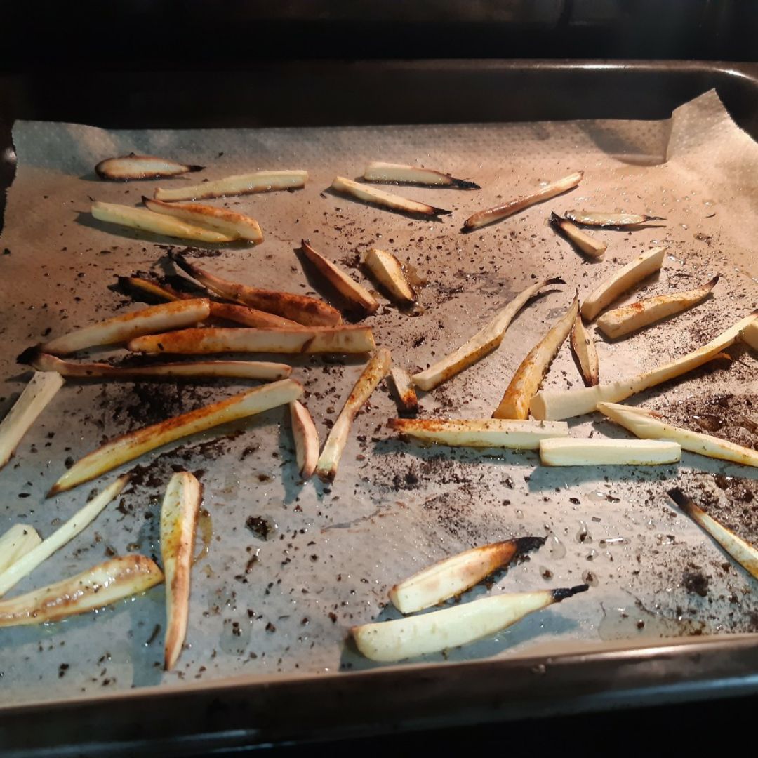 Chirivía al horno Paso 2 Chirivía al horno Paso 2