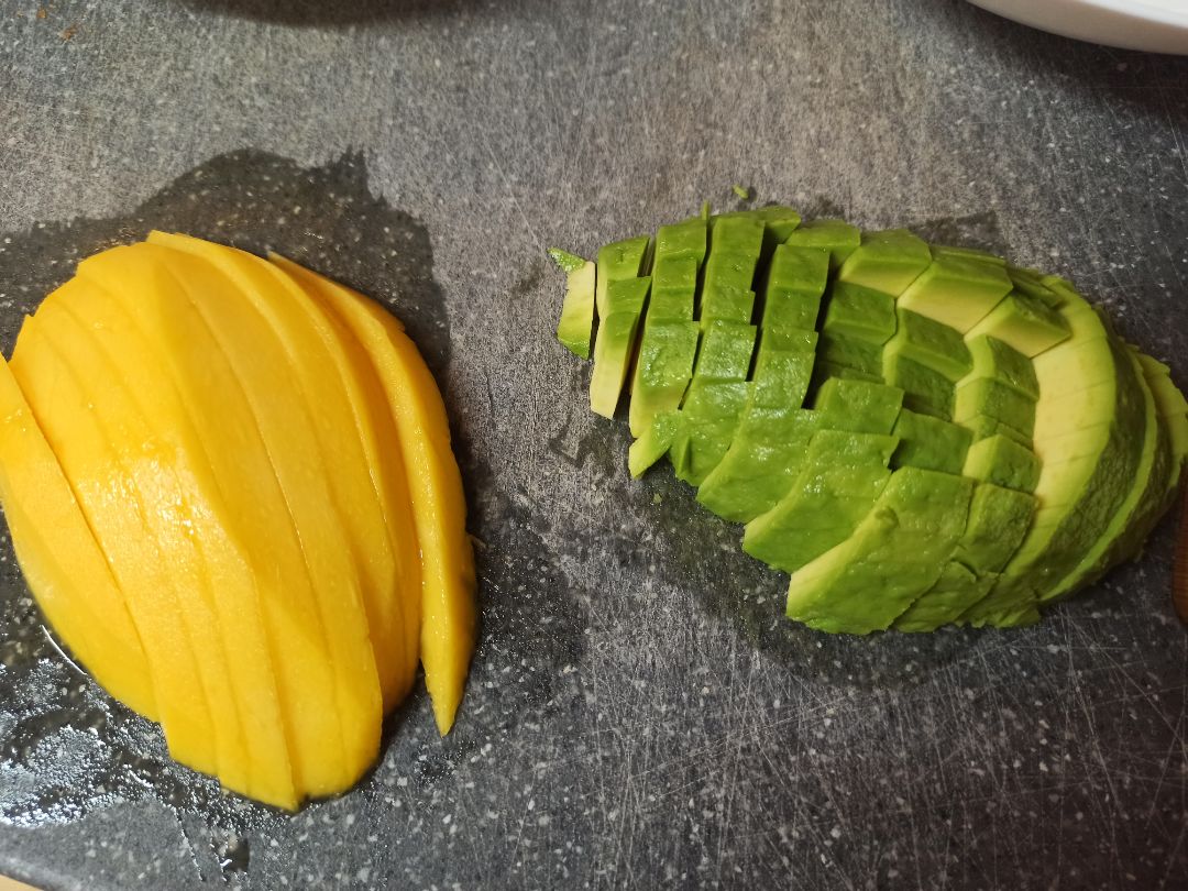 Cuscús con menta, mango y pollo Paso 2 Cuscús con menta, mango y pollo Paso 2