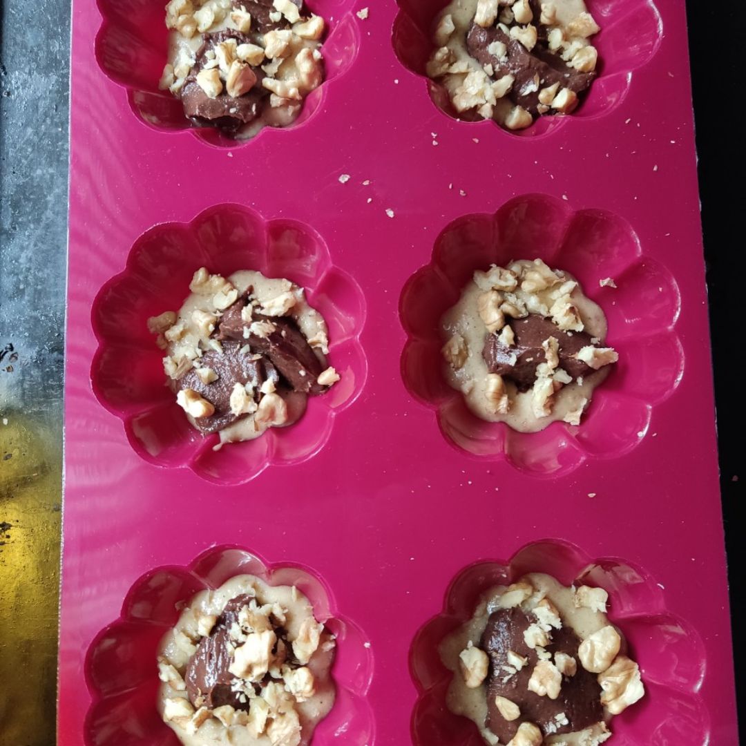 Magdalenas de cacao shukran Paso 3 Magdalenas de cacao shukran Paso 3
