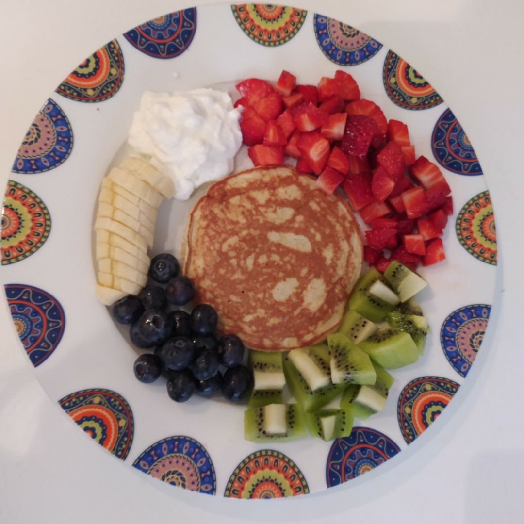 Tortitas de avena y plátano (receta de Linda Sun)